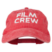 Film Crew Embroidered Washed Cap