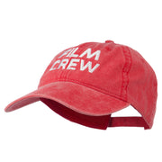 Film Crew Embroidered Washed Cap