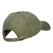 Canadian Flag in Canada Embroidered Washed Cap