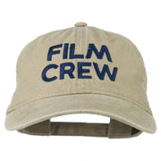 Film Crew Embroidered Washed Cap