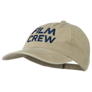 Film Crew Embroidered Washed Cap