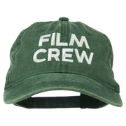 Film Crew Embroidered Washed Cap