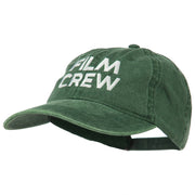 Film Crew Embroidered Washed Cap