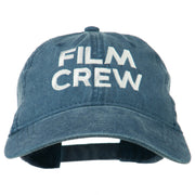 Film Crew Embroidered Washed Cap