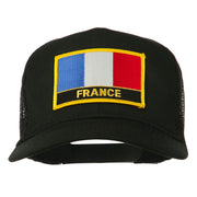 France Country Patched Mesh Back Cap