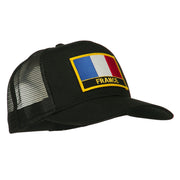 France Country Patched Mesh Back Cap