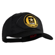 U.S. Army Soldier for Life Patched Solid Cotton Twill Pro Style Cap - Black OSFM