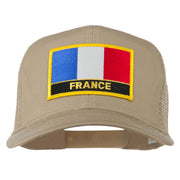 France Country Patched Mesh Back Cap