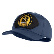 U.S. Army Soldier for Life Patched Solid Cotton Twill Pro Style Cap - Navy OSFM