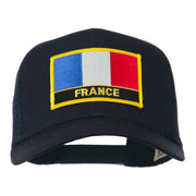 France Country Patched Mesh Back Cap