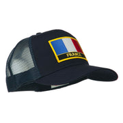 France Country Patched Mesh Back Cap