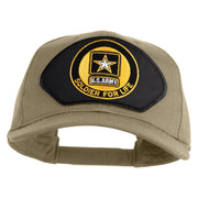 U.S. Army Soldier for Life Patched Solid Cotton Twill Pro Style Cap - Khaki OSFM