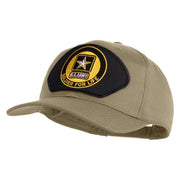 U.S. Army Soldier for Life Patched Solid Cotton Twill Pro Style Cap - Khaki OSFM