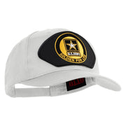 U.S. Army Soldier for Life Patched Solid Cotton Twill Pro Style Cap - White OSFM