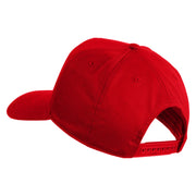 3rd Marine Division Vietnam Veteran Patched Solid Cotton Twill 5 Panel Prostyle Snap Cap - Red OSFM