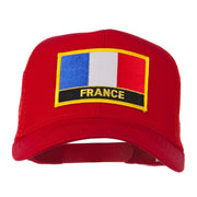 France Country Patched Mesh Back Cap