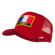 France Country Patched Mesh Back Cap