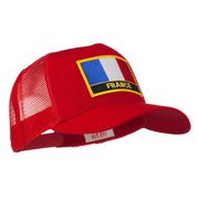 France Country Patched Mesh Back Cap