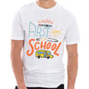 Happy First Day Of School Cotton Short Sleeve Graphic Shirt