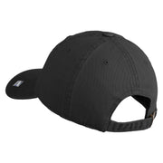 Air Education and Training Command Veteran Embroidered Washed Solid Pigment Dyed Cotton Twill Brass Buckle Cap - Black OSFM