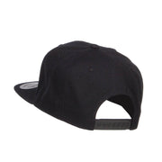 Fading Basketball Embroidered Snapback Cap