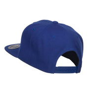 Fading Basketball Embroidered Snapback Cap