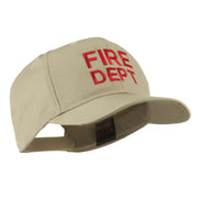 Fire Department Embroidered Cap