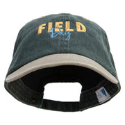 Field Day Logo Embroidered Pigment Dyed Wash Cap