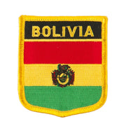 South America Flag Embroidered Patch Shield