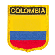 South America Flag Embroidered Patch Shield