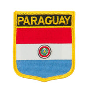 South America Flag Embroidered Patch Shield