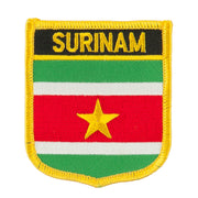 South America Flag Embroidered Patch Shield