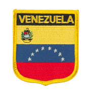 South America Flag Embroidered Patch Shield