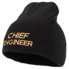 Chief Engineer Embroidered 8 Inch Knitted Short Beanie