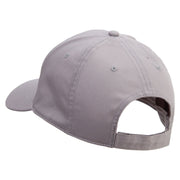 Diving Cute Monster Embroidered Low Profile Cap - Grey OSFM