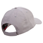 Diving Cute Monster Embroidered Low Profile Cap - Grey OSFM