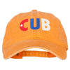 Cuba CUB Flag Embroidered Washed Cotton Twill Cap