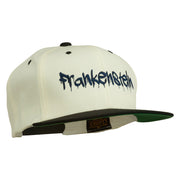 Halloween Frankenstein Embroidered Snapback Cap