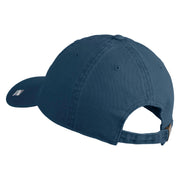 Air Force Global Strike Command Veteren Embroidered Washed Solid Pigment Dyed Cotton Twill Brass Buckle Cap - Navy OSFM