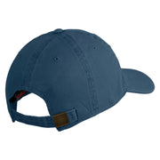Air Force Global Strike Command Veteren Embroidered Washed Solid Pigment Dyed Cotton Twill Brass Buckle Cap - Navy OSFM