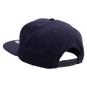 Nevada Lettering Design Embroidered Wool Blend Prostyle 2 Tone Snapback - Black OSFM