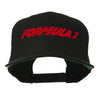 Formula 1 Embroidered Flat Bill Cap