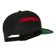 Formula 1 Embroidered Flat Bill Cap