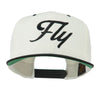 Fly Embroidered Flat Bill Cap