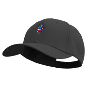 Diving Cute Monster Embroidered Low Profile Cap - Black OSFM