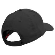 Diving Cute Monster Embroidered Low Profile Cap - Black OSFM