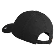 Air Force Global Strike Command Veteren Embroidered Washed Solid Pigment Dyed Cotton Twill Brass Buckle Cap - Black OSFM