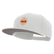 Nevada Lettering Design Embroidered Wool Blend Prostyle 2 Tone Snapback - White OSFM