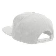 Nevada Lettering Design Embroidered Wool Blend Prostyle 2 Tone Snapback - White OSFM