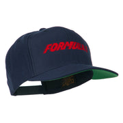 Formula 1 Embroidered Flat Bill Cap